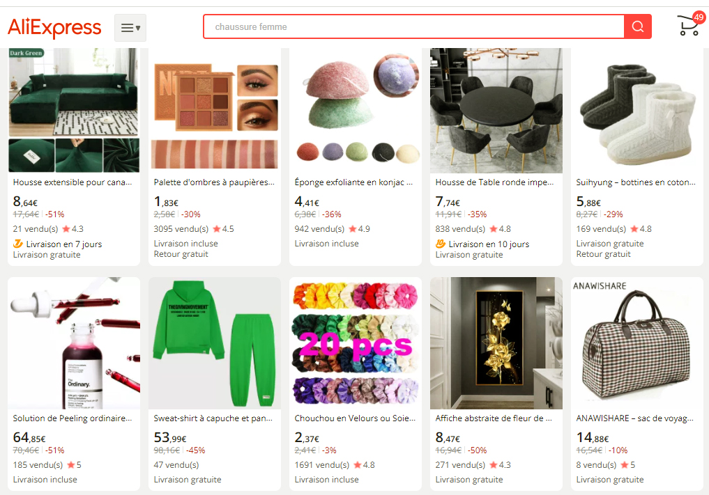entrer dans le site BrandAlley.fr