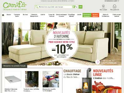 entrer dans le site Camif.com