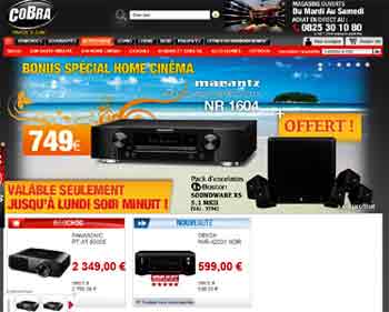 entrer dans le site Cobra Son.com