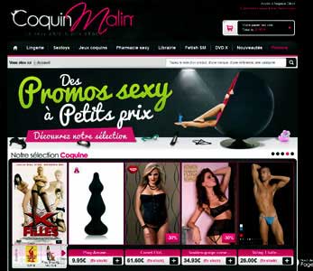 entrer dans le site Coquin malin.com
