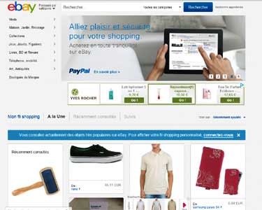 entrer dans le site Ebay.com