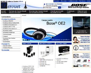 entrer dans le site Espace Audio.com