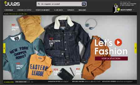 entrer dans le site Jules.fr
