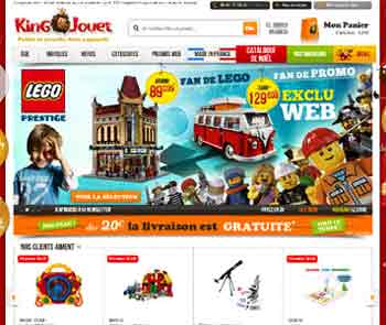 entrer dans le site King Jouet.com