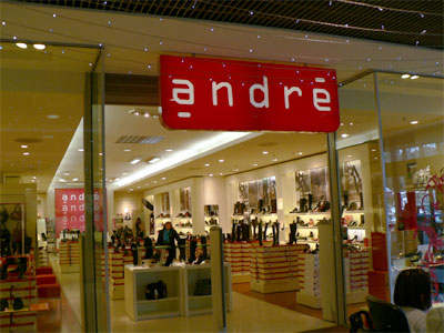 trouver un magasin André