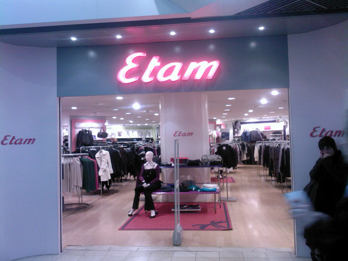le magasin Etam de Brest