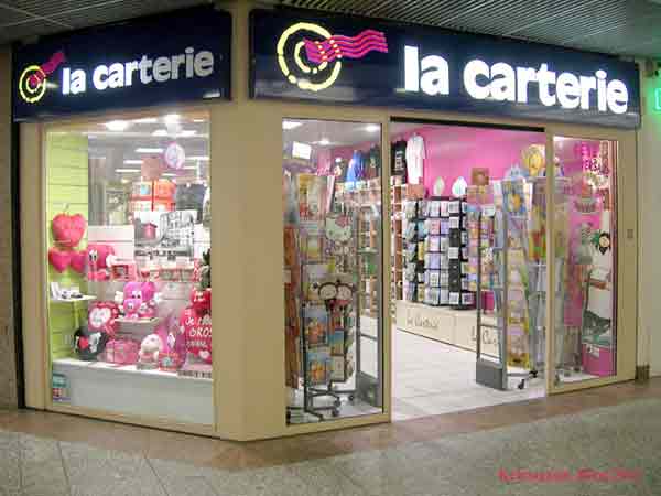 Les magasins La Carterie