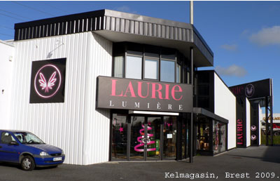 Le magasin Laurie Lumière de Brest