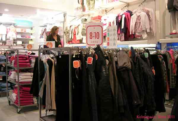 Les magasins de mode des petits