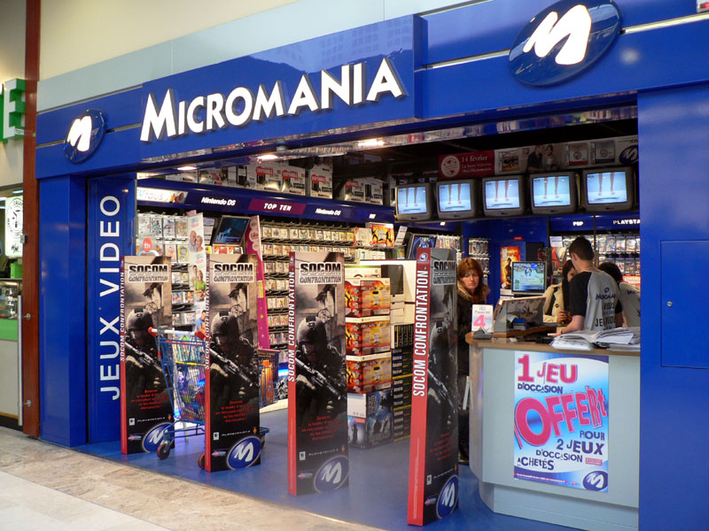 Trouvez un magasin Micromania