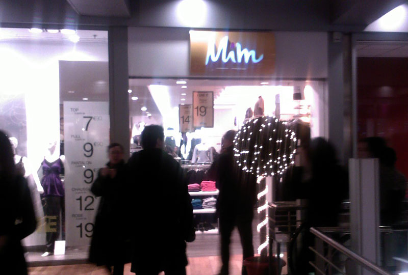 le magasin Mim de Brest