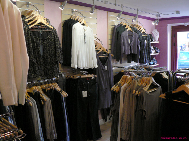 Les magasins de vêtements