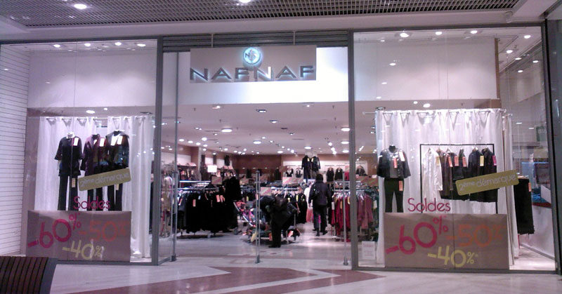 Les magasins et promos Naf Naf
