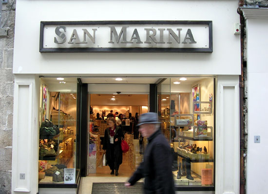 Les magasins et promos San Marina