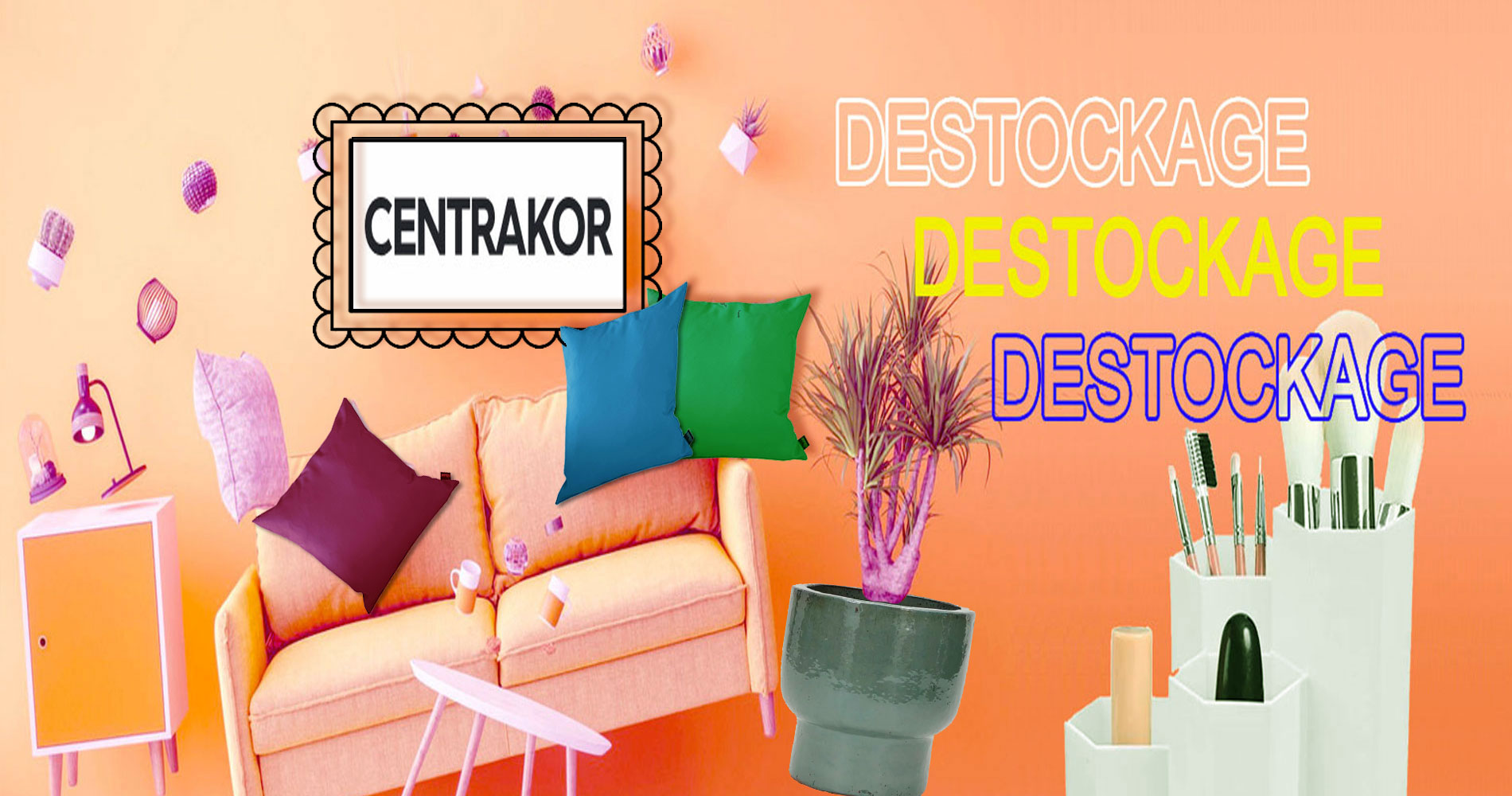 Les magasins discount et solderies pour la maison Centrakor