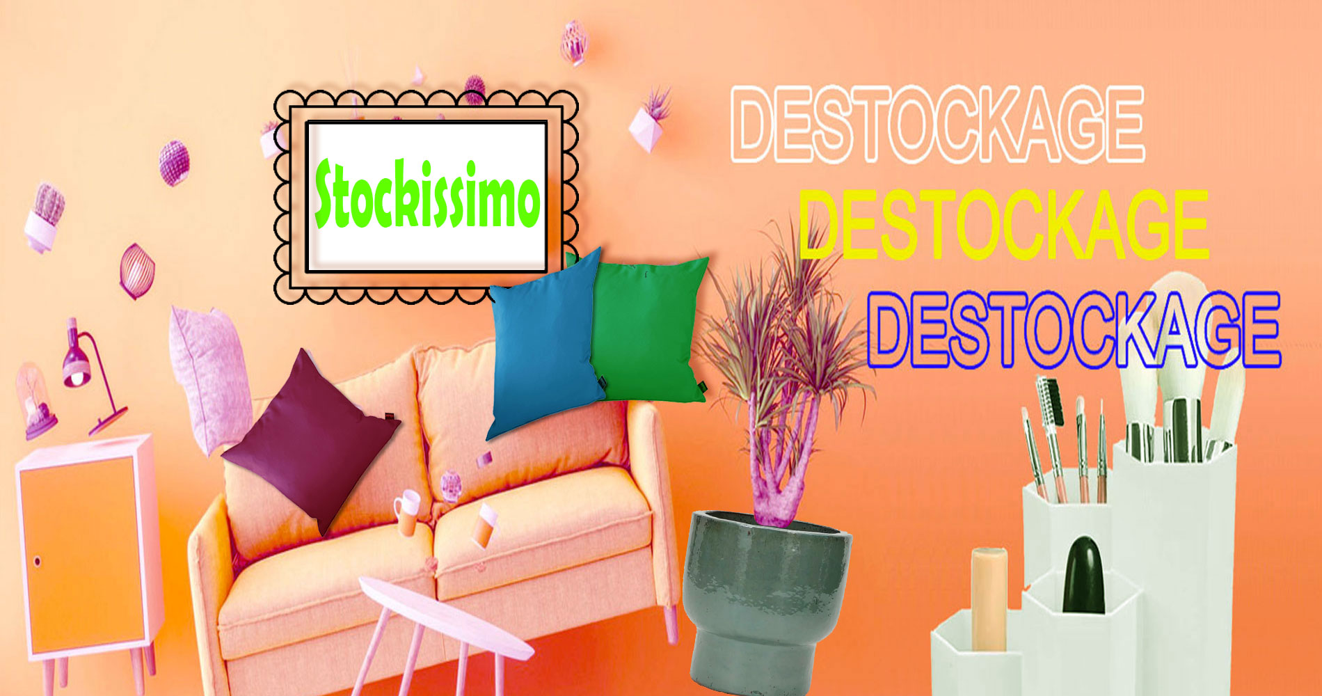 Les magasins discount et solderies pour la maison Stockissimo