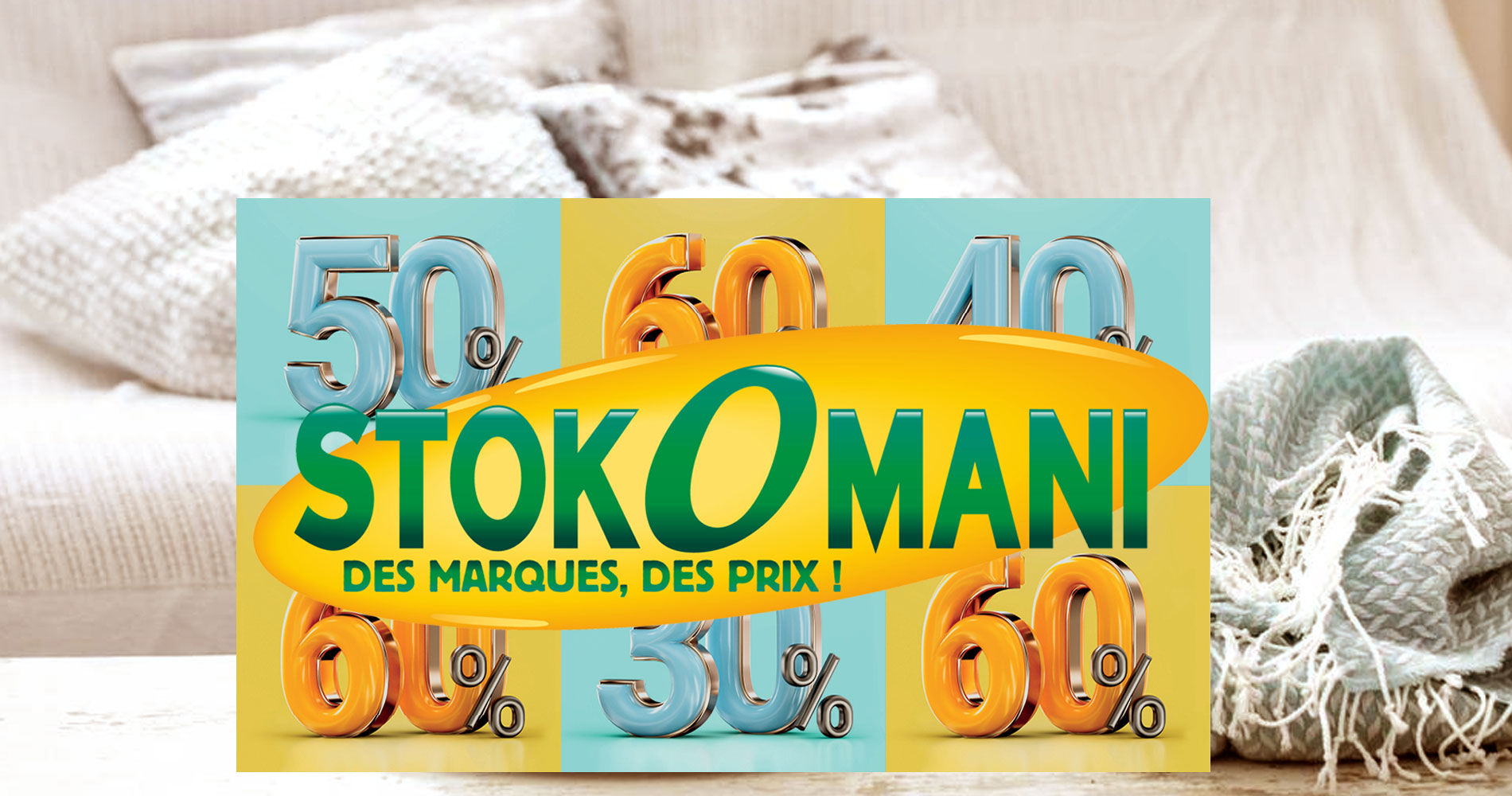 Les magasins discount et solderies pour la maison Stockomani