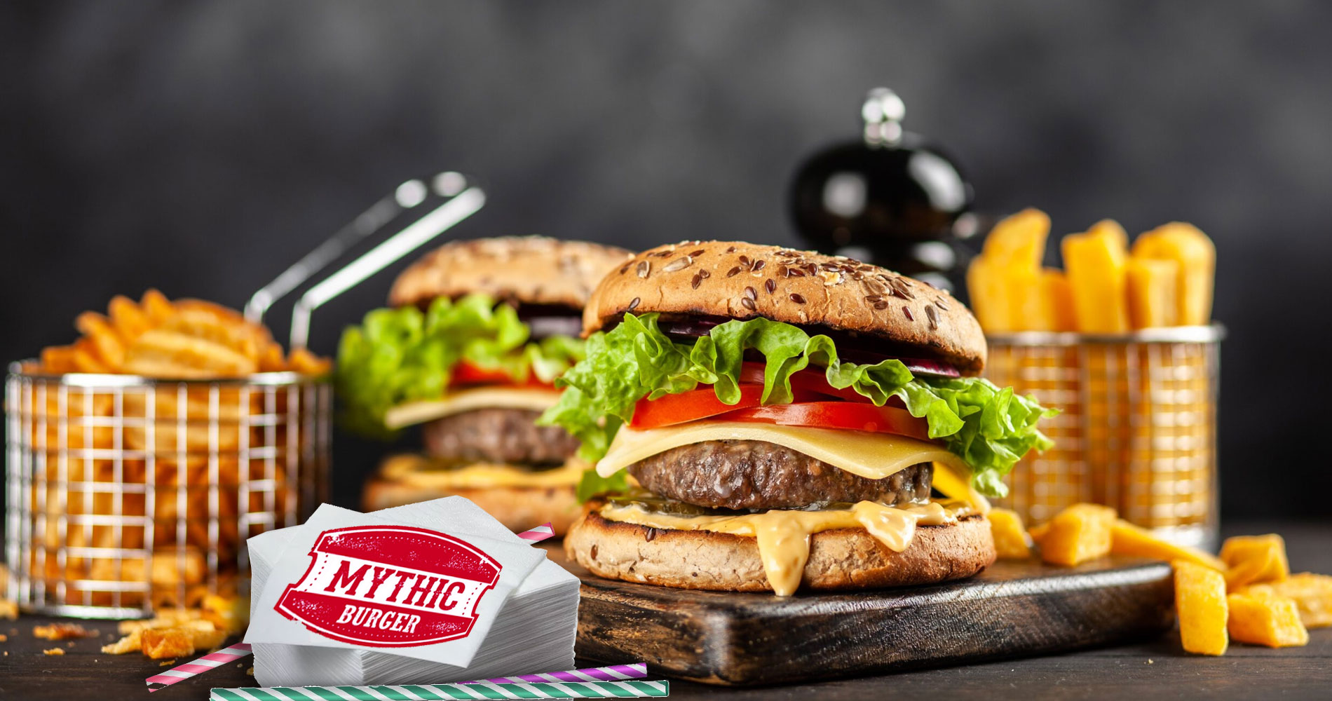 les fast-foods Mythic Burger en France