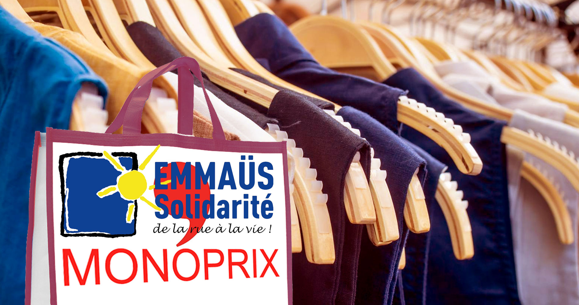 Monoprix organise une collecte de vtement au profit d'Emmas