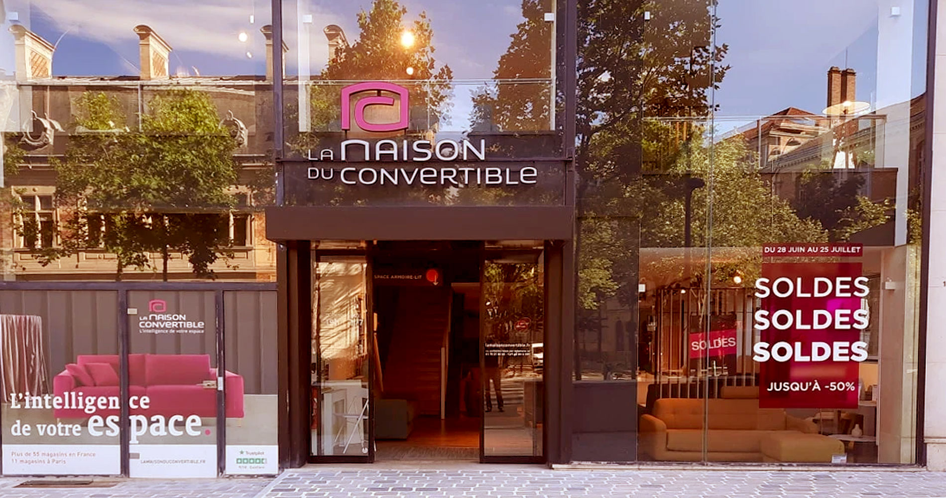 voir les magasins La maison convertible en France