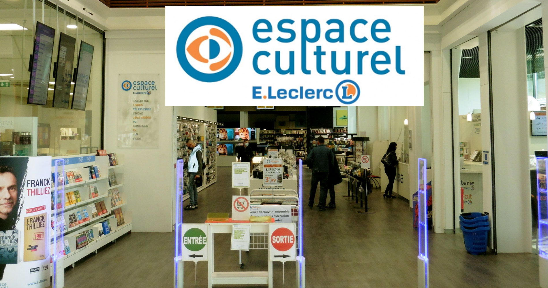 Les magasins de musique et les billetteries E.Leclerc