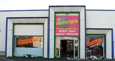 le magasin le'Des'toc'keur de Brest